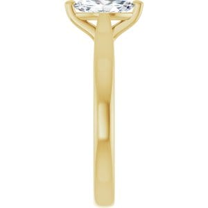 Rings 14K Yellow 8x4 mm Marquise Engagement Ring Mounting