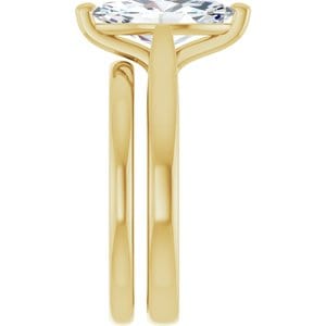 Rings 14K Yellow 12x6 mm Marquise Engagement Ring Mounting