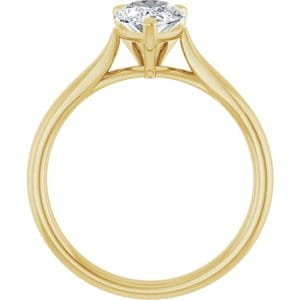 Rings 14K Yellow 9x6 mm Pear Engagement Ring Mounting