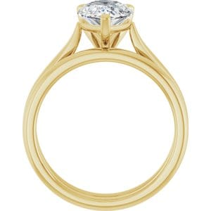 Rings 14K Yellow 10x7 mm Pear Engagement Ring Mounting