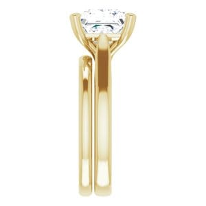 Rings 14K Yellow 8 mm Square Engagement Ring Mounting