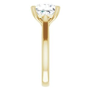 Rings 14K Yellow 8 mm Square Engagement Ring Mounting