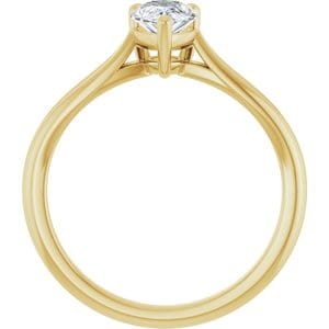 Rings 14K Yellow 7x5 mm Pear Engagement Ring Mounting