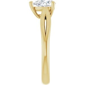 Rings 14K Yellow 7x5 mm Pear Engagement Ring Mounting