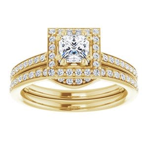 Rings 14K Yellow 4.5 mm Square Engagement Ring Mounting