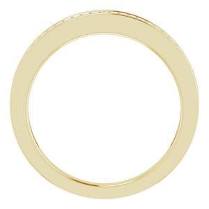 Rings 14K Yellow 1/4 CTW Natural Diamond Anniversary Band