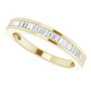 Rings 14K Yellow 1/4 CTW Natural Diamond Anniversary Band