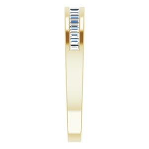 Rings 14K Yellow 1/4 CTW Natural Diamond Anniversary Band