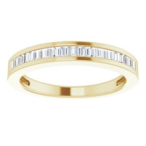Rings 14K Yellow 1/4 CTW Natural Diamond Anniversary Band