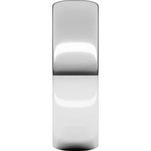 Rings Platinum 6 mm Lightweight Half Round Band Size 14