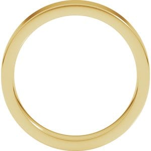 Rings 14K Yellow 4 mm Comfort-Fit Flat Band Size 5.5