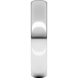 Rings Sterling Silver 4 mm Lightweight Half Round Band Size 8.5