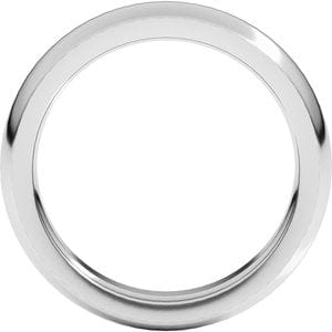 Rings Sterling Silver 4 mm Heavyweight Comfort-Fit Half Round Band Size 11