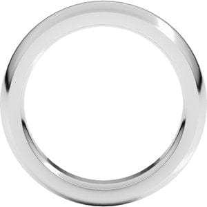 Rings Palladium 5 mm Heavyweight Comfort-Fit Half Round Band Size 10