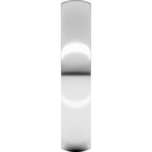 Rings Sterling Silver 4 mm Lightweight Comfort-Fit Half Round Band Size 7.5