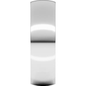Rings Sterling Silver 6 mm Lightweight Comfort-Fit Half Round Band Size 10