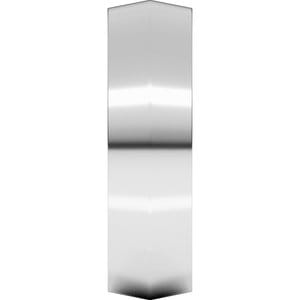 Rings 14K White 6 mm Knife Edge Comfort Fit Band Size 7