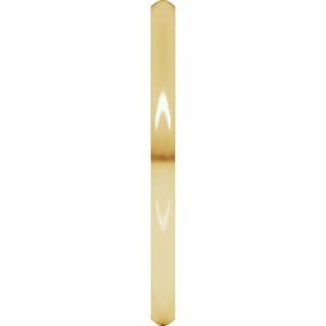 Rings 14K Yellow 1.5 mm Lightweight Comfort-Fit Half Round Band Size 4