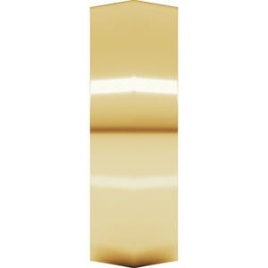 Rings 14K Yellow 7 mm Knife Edge Comfort Fit Band Size 9.5