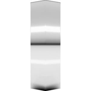 Sterling Silver 7 mm Comfort-Fit Knife Band Size 10.5
