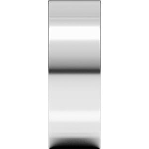 Rings Continuum Sterling Silver 7 mm Comfort-Fit Square Band Size 10