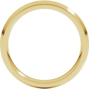 Rings 14K Yellow 4 mm Comfort-Fit Knife Band Size 11.5