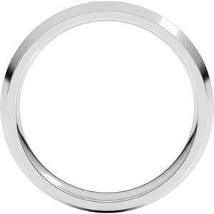 Sterling Silver 5 mm Knife Edge Comfort Fit Band Size 8