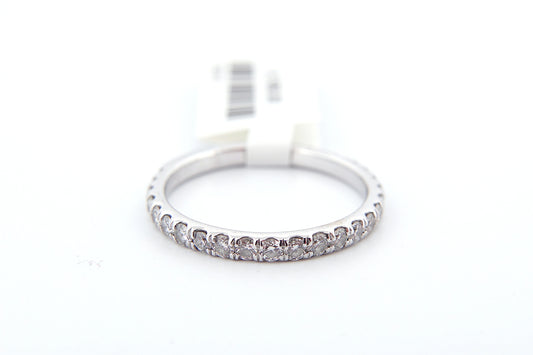 14KW .55CTW NATURAL RBC DIAMOND ACCENT WEDDING BAND