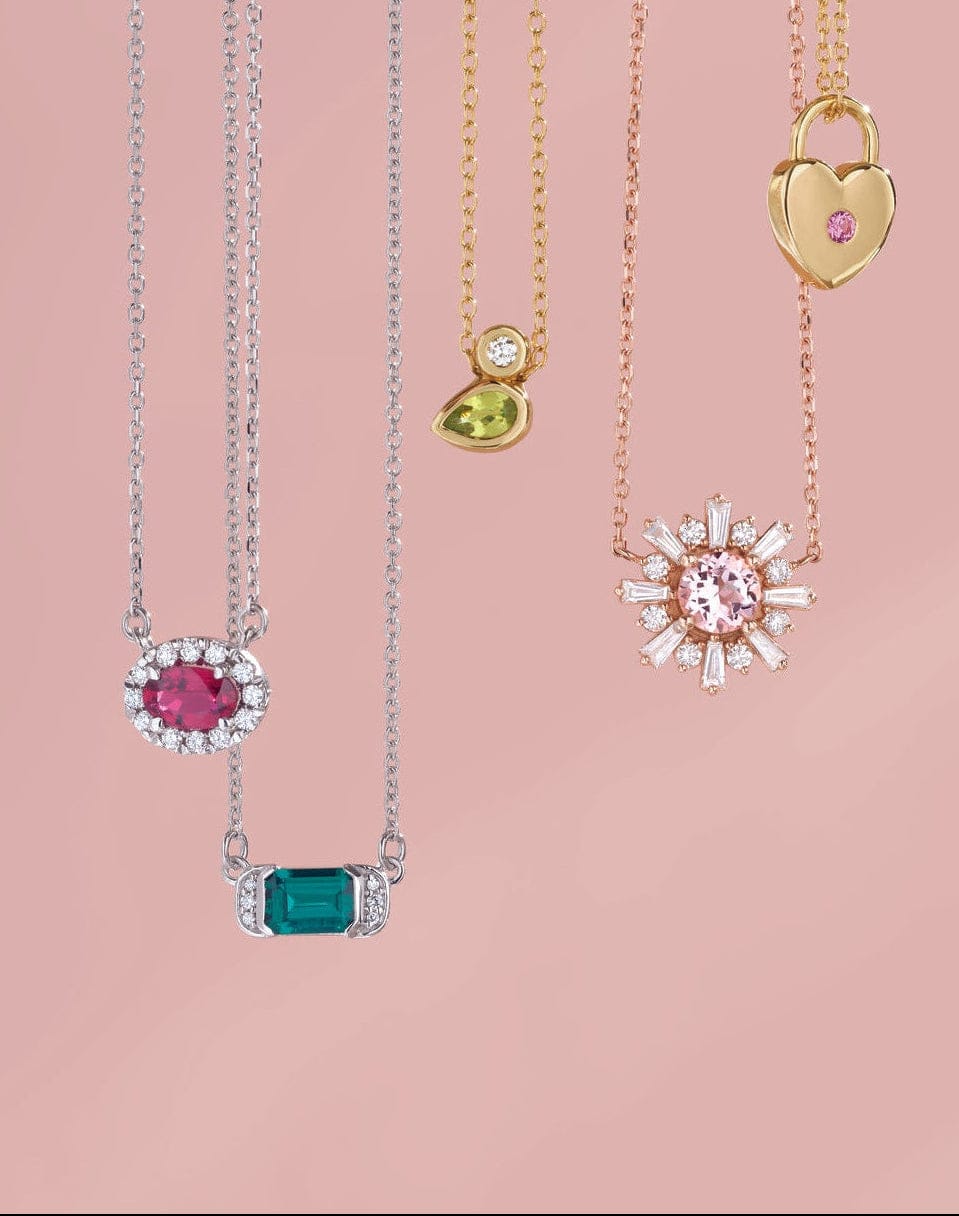 gemstone necklaces