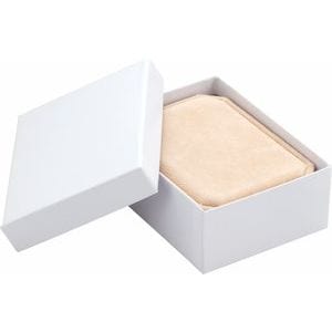 Packaging Beige Earring/Pendant Box with Reversible Insert