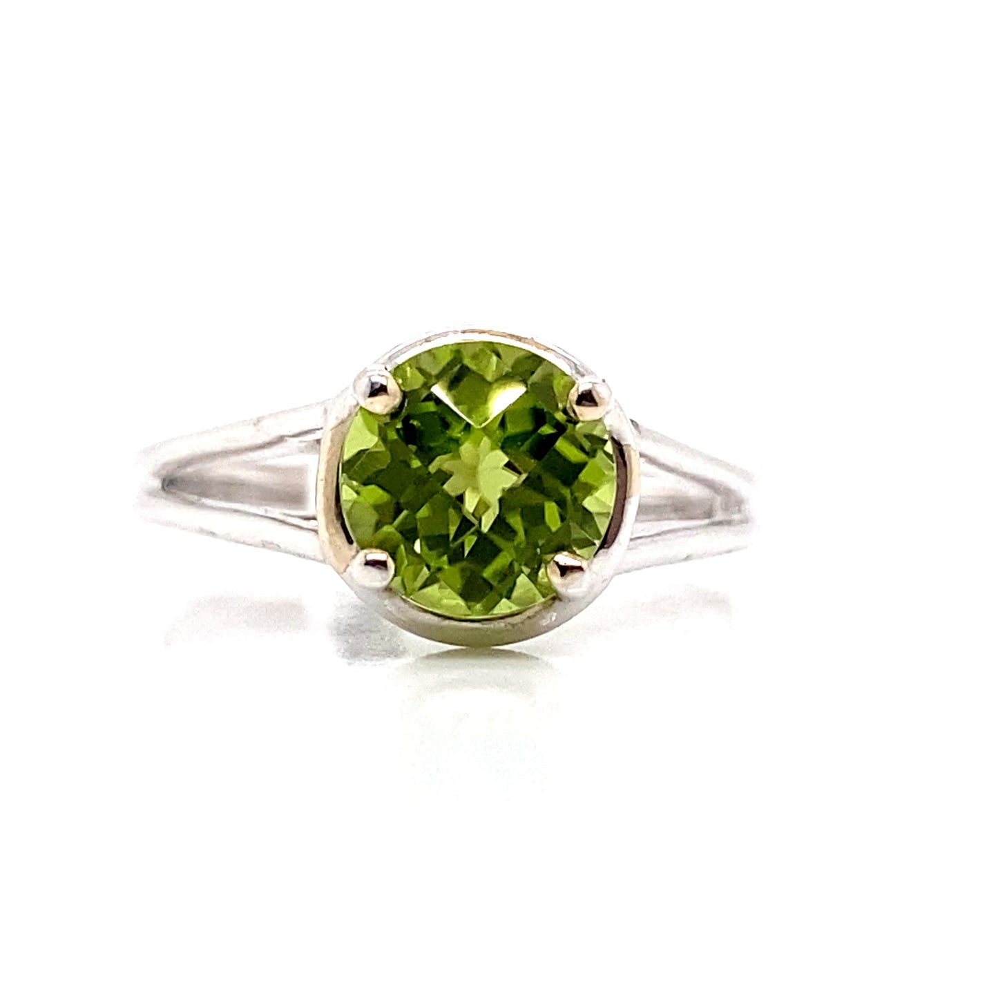 livingstone jewelry 14k white gold 1.40 ct peridot