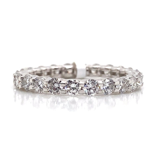 ASTER JEWELS 14K WHITE GOLD   1.94 CT TW LAB GROWN DIAMOND   ETERNITY BAND