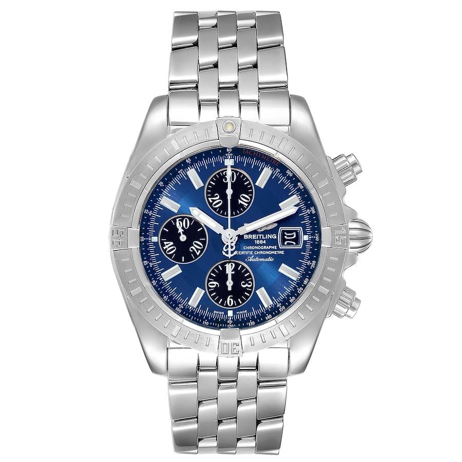 Breitling Chronomat Evolution Steel Blue Dial