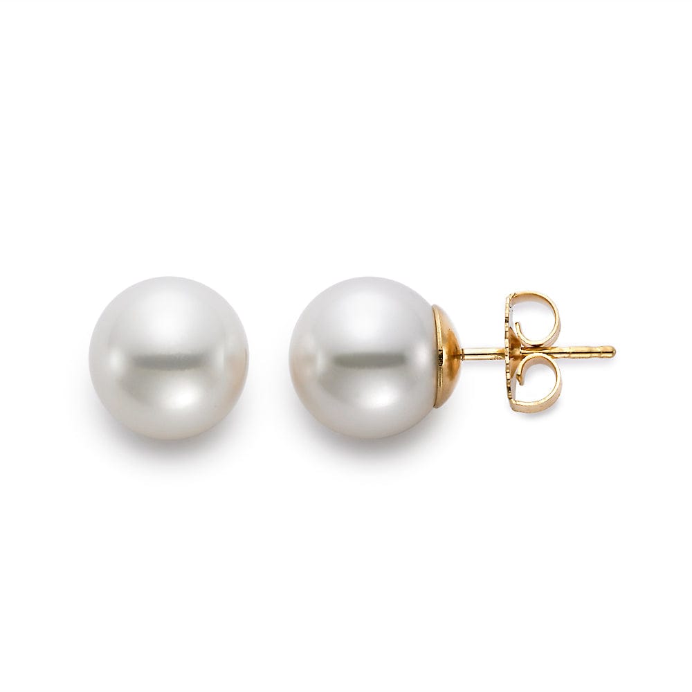 10-10.5MM EARRING "A" FRESHWATER PEARL 14K YELLOW GOLD