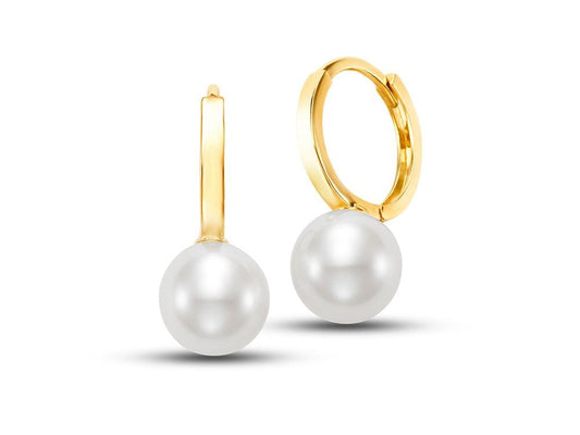 8-8.5MM MINI HOOP EARRING 14K YELLOW GOLD