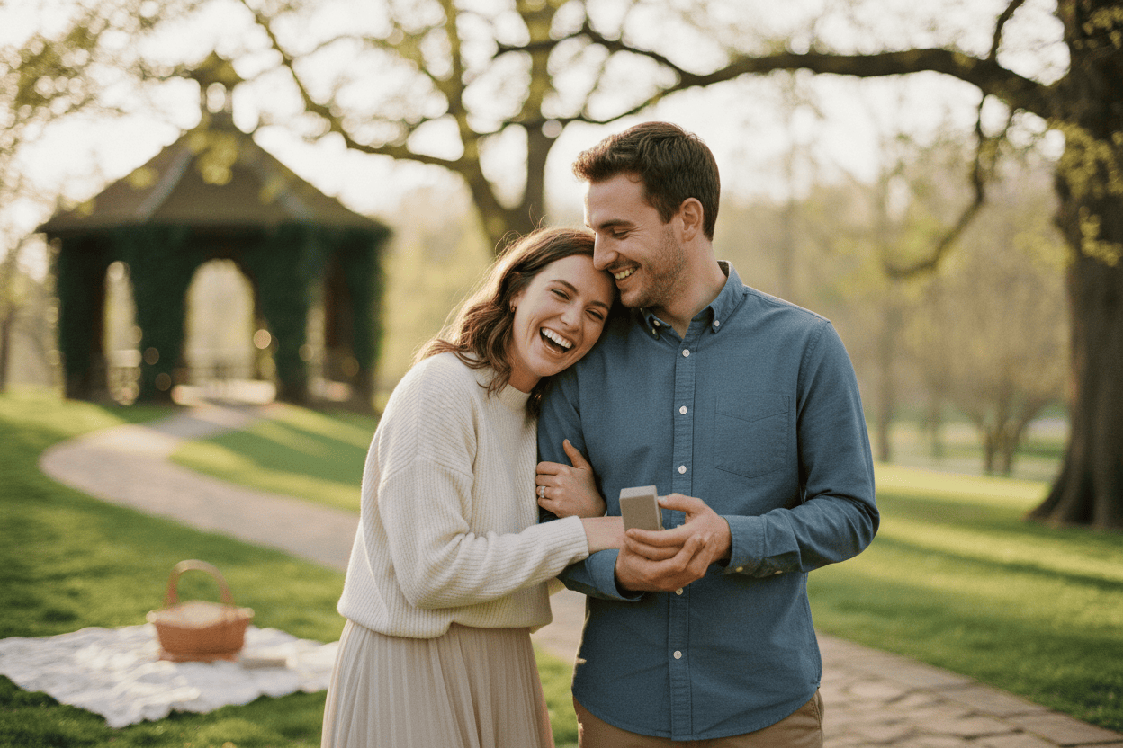 photo of couple who will be engaged someday