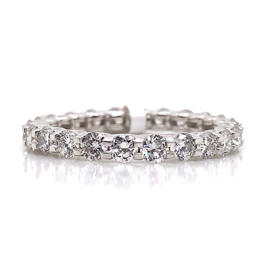 14K WHITE GOLD 1.94 CT TW LAB GROWN DIAMOND ETERNITY BAND