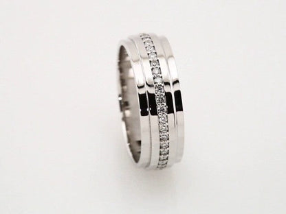 Rings 14K White 1/3 CTW Natural Diamond Eternity Band Size 7