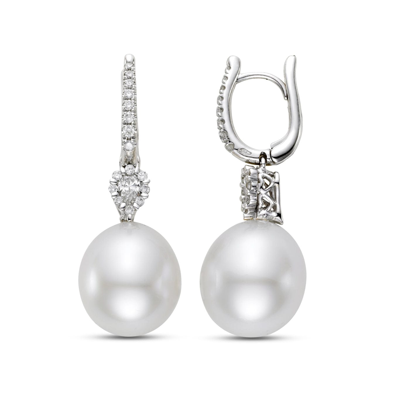 12-13MM SOUTH SEA DROP 0.40CTW PEAR SHAPE DIAMOND