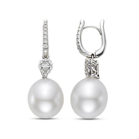 12-13MM SOUTH SEA DROP 0.40CTW PEAR SHAPE DIAMOND