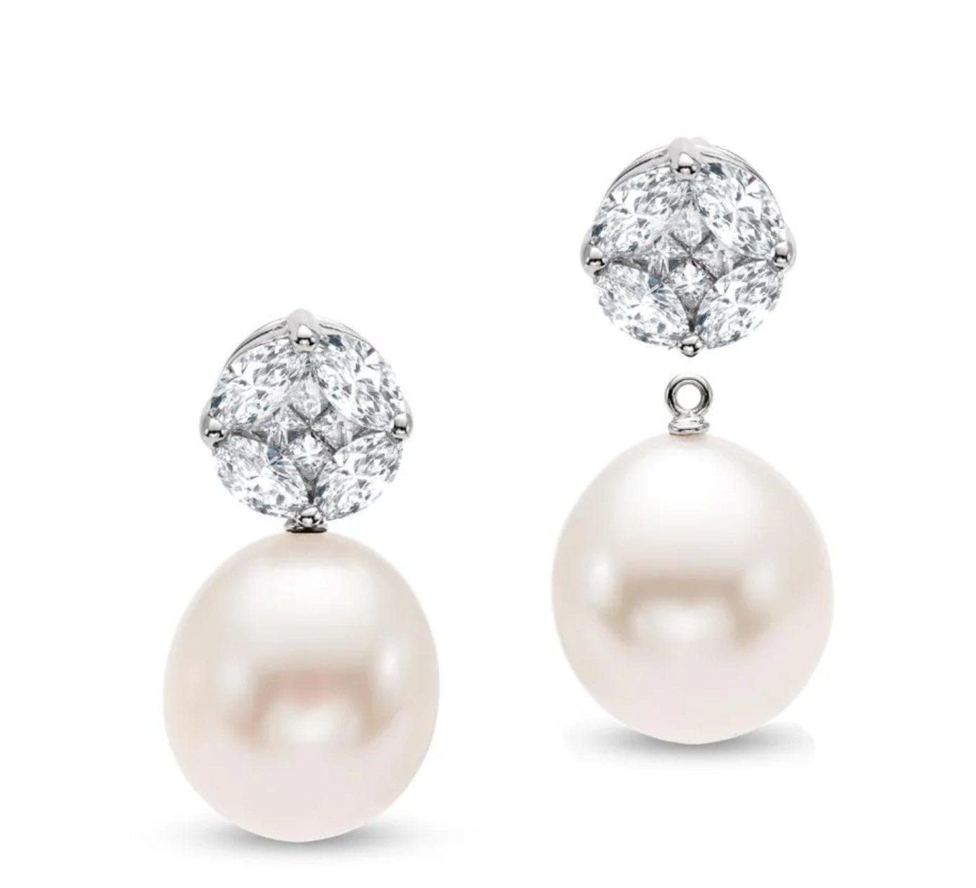 12.7-15MM SOUTH SEA DROP PEARL 1.60CTW